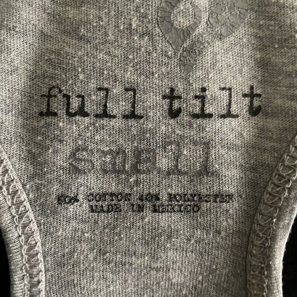 Full Tilt Rib Cage & Roses Tank Top - Picture 3 of 3